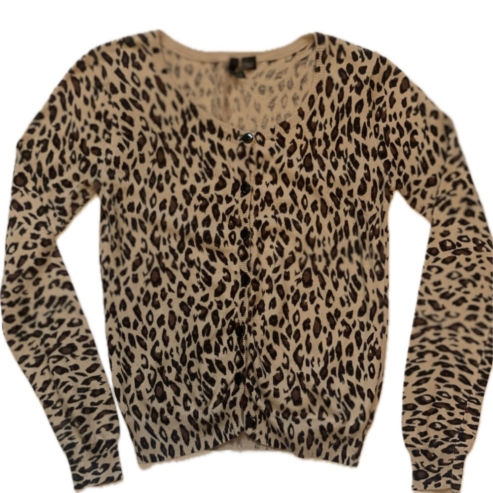 H&M Cheetah/Leopard Print Cardigan